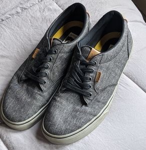 Gray and Brown Vans